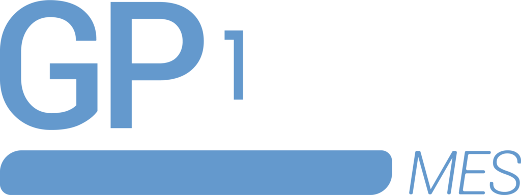 GP ONE MES - Manufacturing Execution System - OSL - logo bianco trasparente
