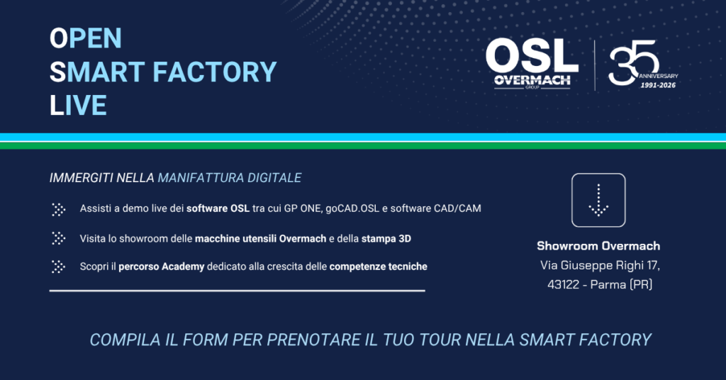 Evento Open Smart Factory Live - OSL e Overmach